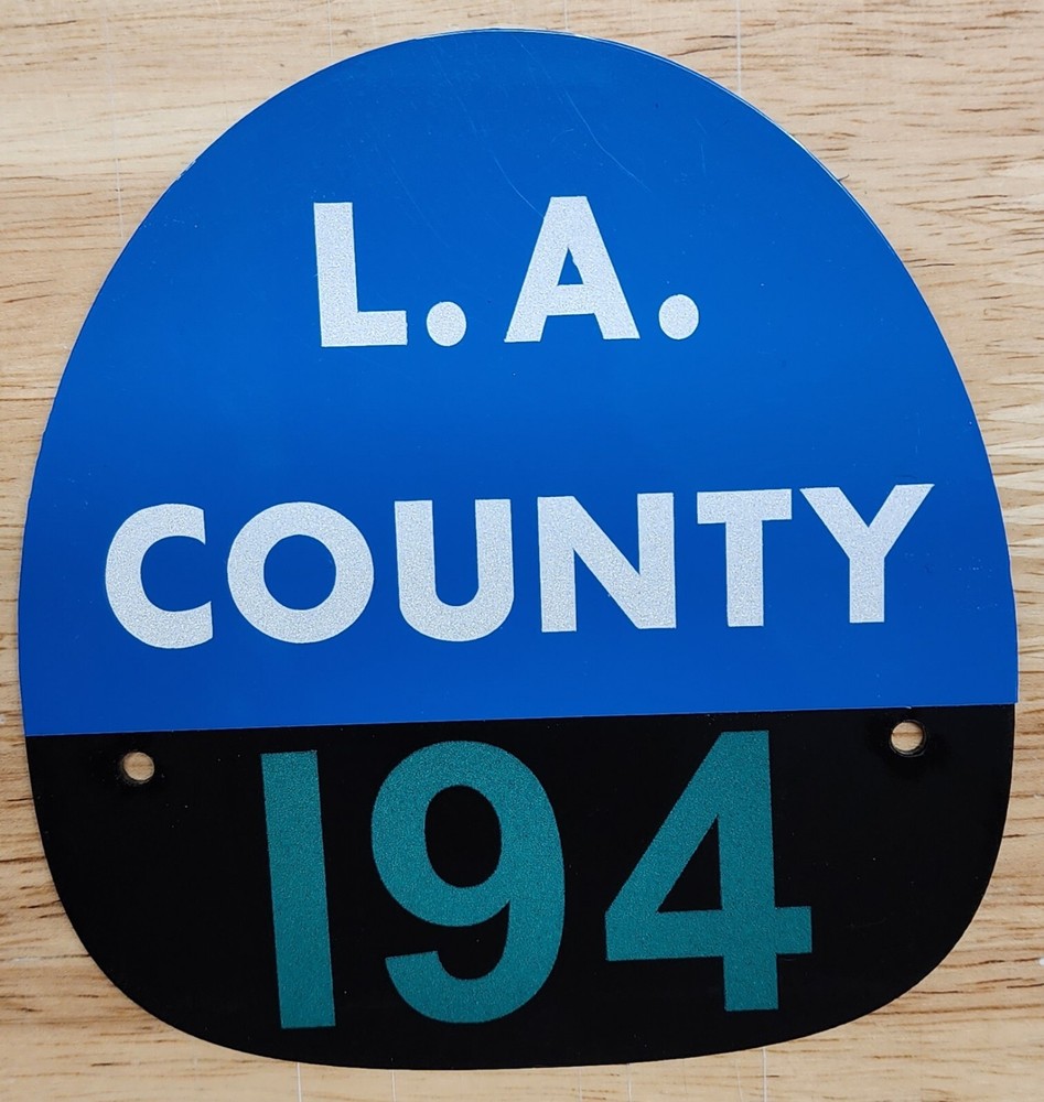 LA COUNTY 194 FIRE HELMET SHIELD