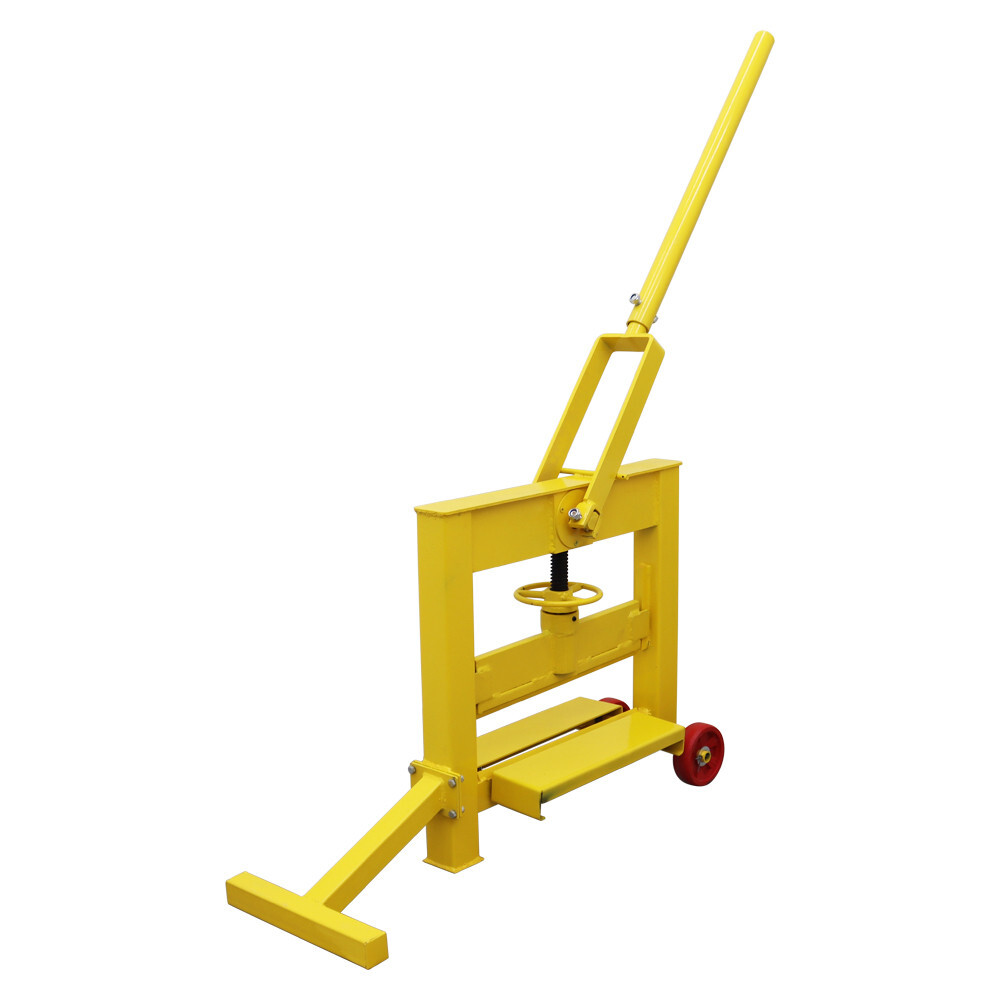 Yellow Small Manual Brick Cutting Machine Paving Tool Block Splitter Cutter