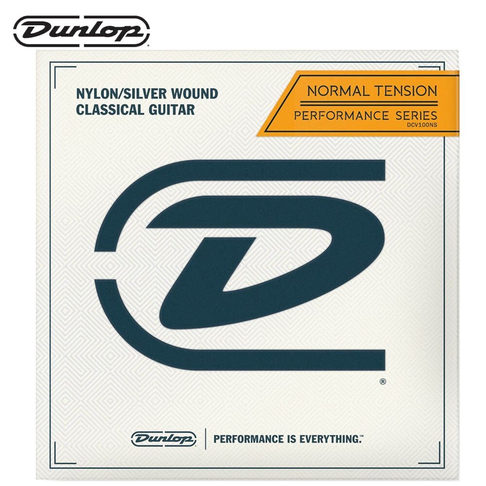 Dunlop Normal Tension Classical Guitar Strings Crystal/Silver Wound DCV100NS