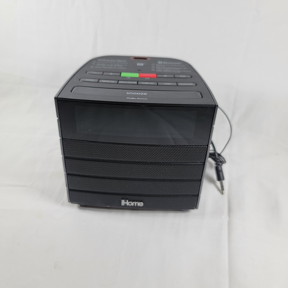 Used iHome model HBN21 Bluetooth Alarm Clock