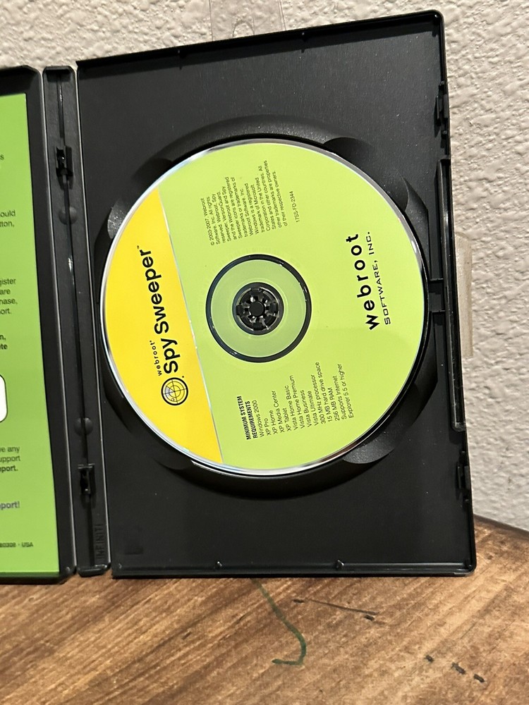 Webroot Spy Sweeper - Advanced Spyware Detection & Removal Technology CD-ROM Kit