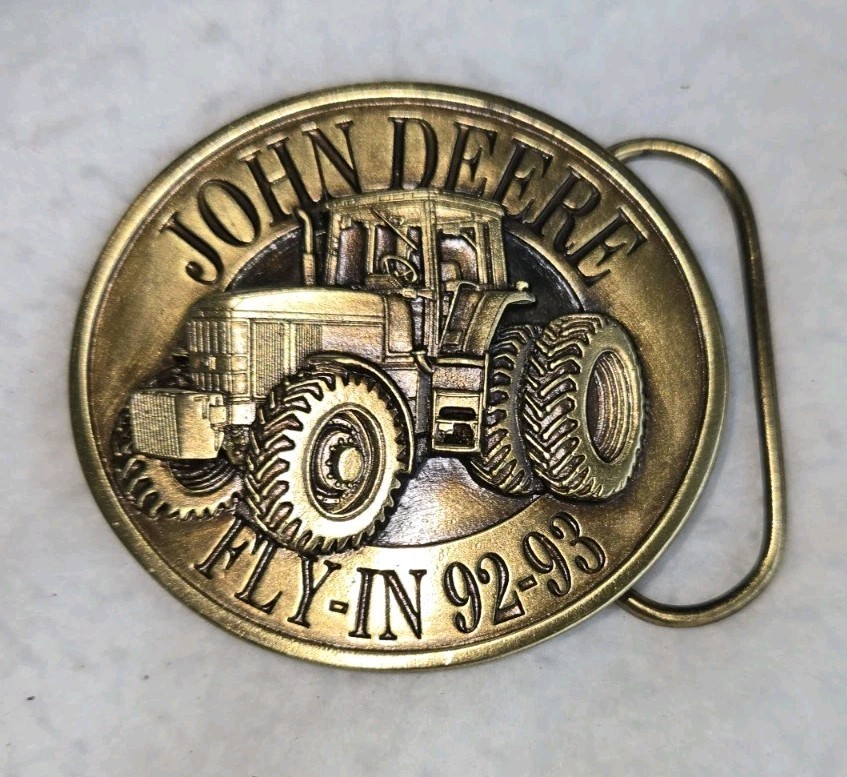 John Deere Fly In 92-93 Belt Buckle
