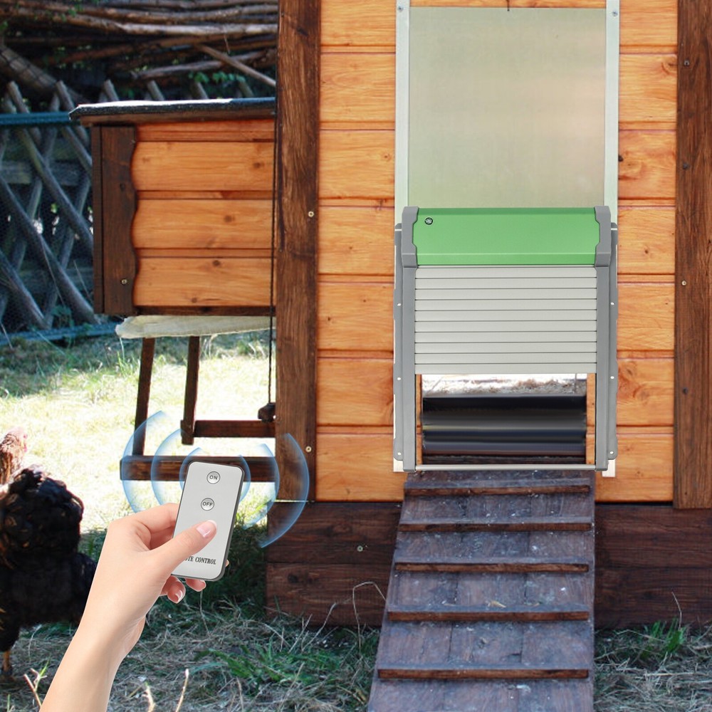 Automatic Chicken Coop Door Solar Powered Chicken Coop Doors with Light Sensor