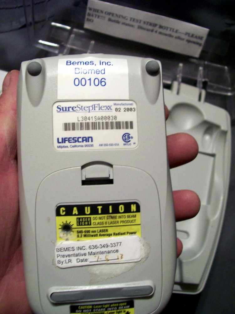SURE STEP FLEX LIFESCAN WITH CASE AND METER ONLY