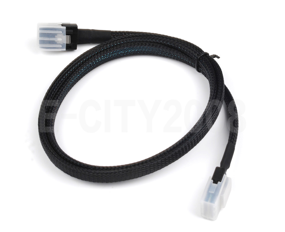 2x Mini SAS SFF8087 to SFF8087 Cable Breakout Data Splitter Internal Cable 100cm