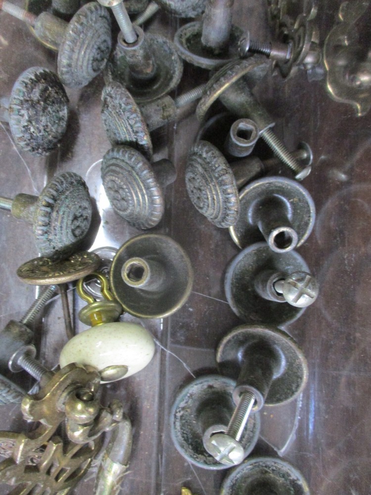 Vintage Drawer Cabinet Handle Pull Lot