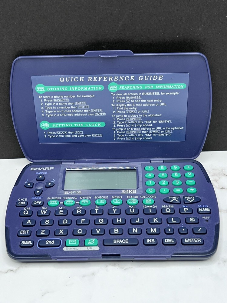 Sharp EL-6710S Electronic Organizer Calculator