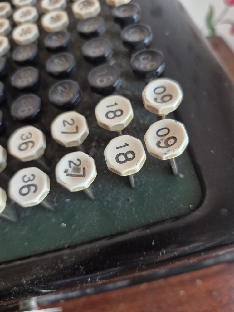 Antique Burroughs Adding Machine Calculator
