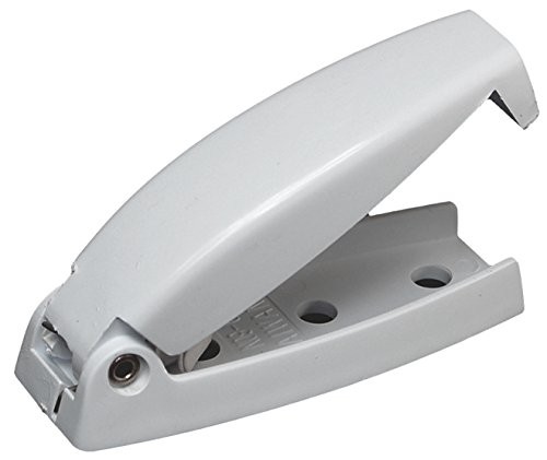 E211, Plastic Rounded Baggage Door Catch, White, 2 Per Pack, Compartment Hard...