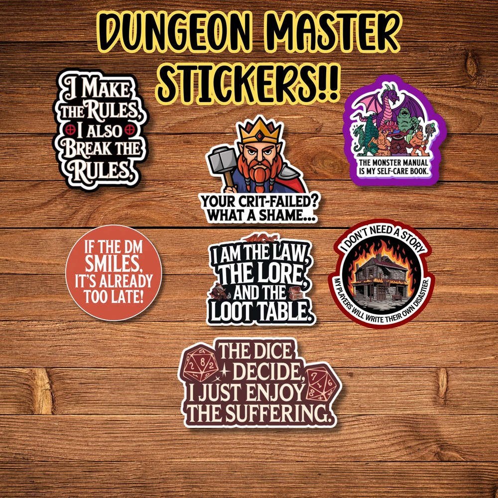 Dungeon Master Stickers