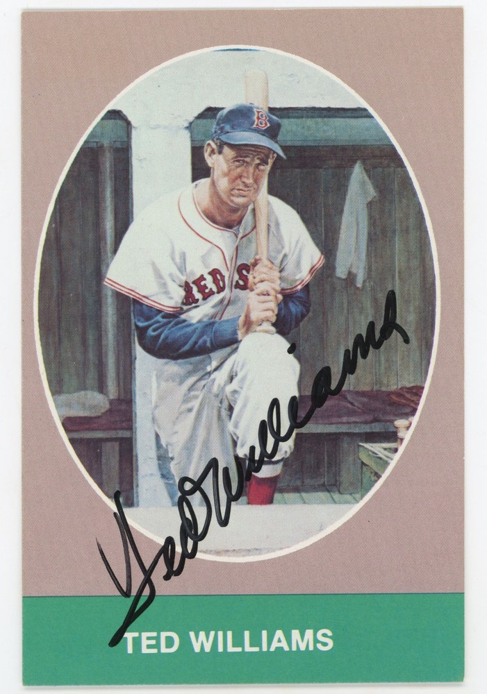 Willlams, Ted Signed Postcard 9.5 JSA LOA (full) 685918