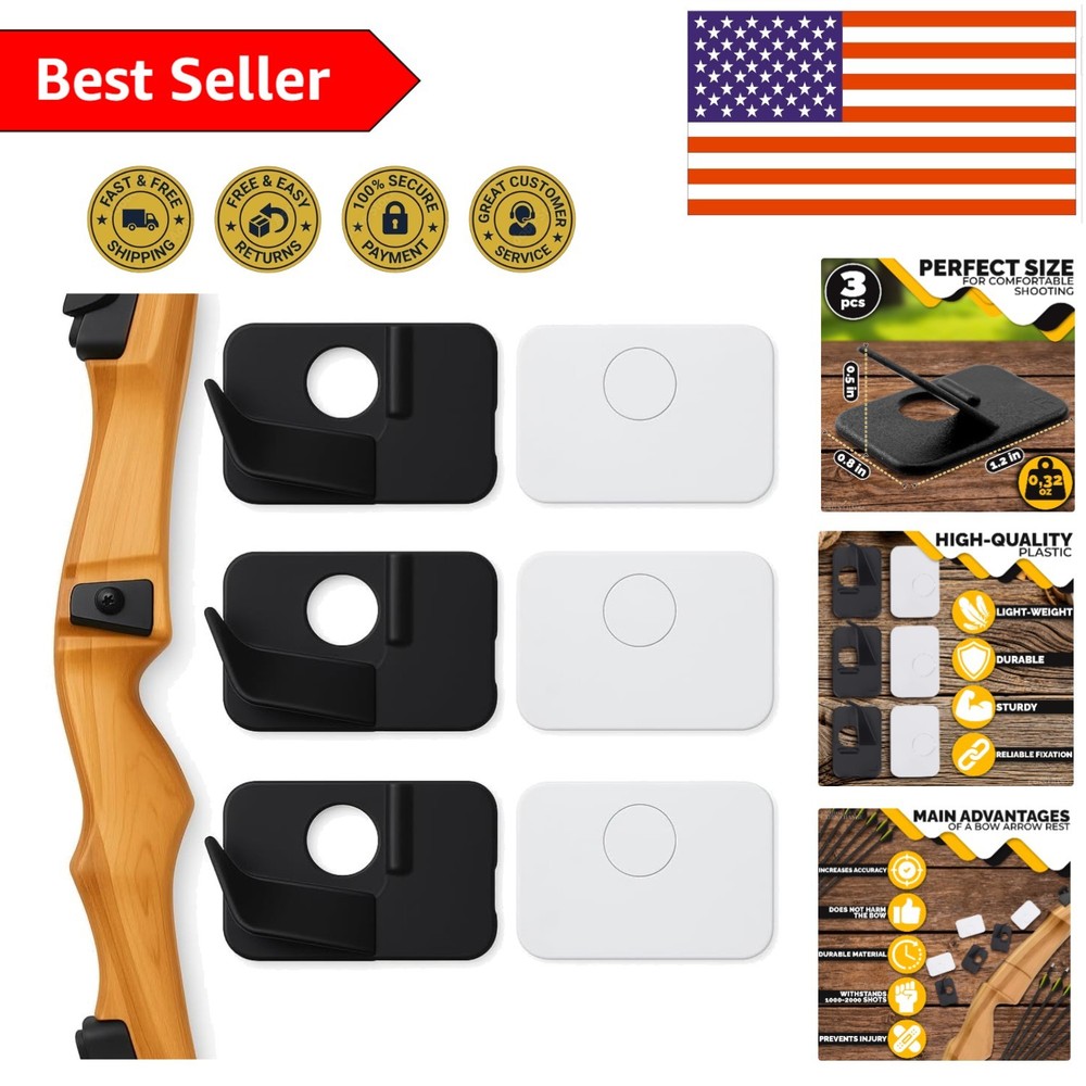 Archery Accessories: 6 Durable Right-Hand Arrow Rests for Compound Bows