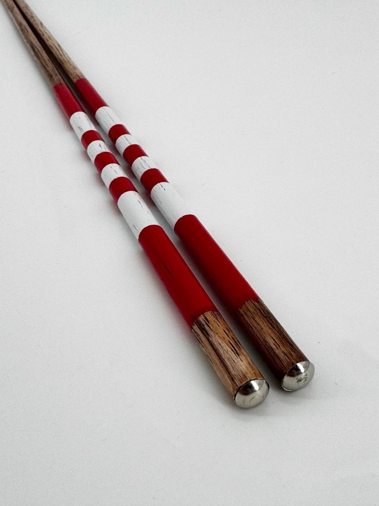 Golf Hickory Alignment Sticks Red White