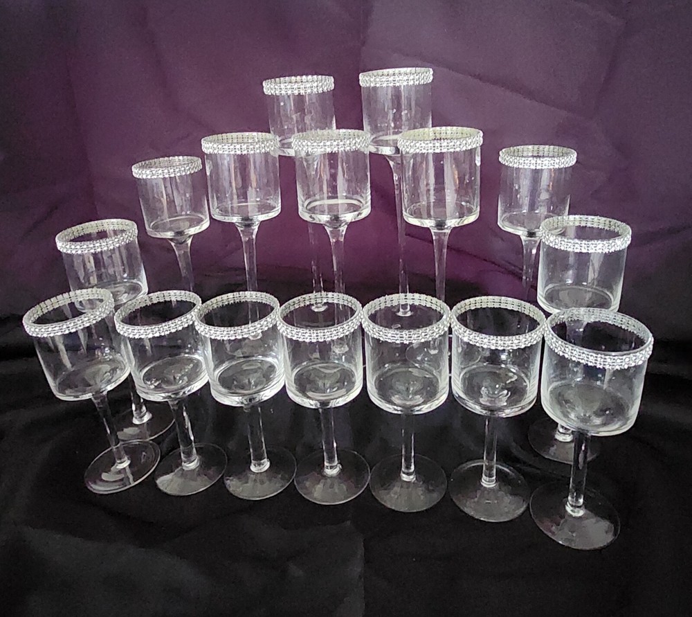 multiple glassware and crystal items