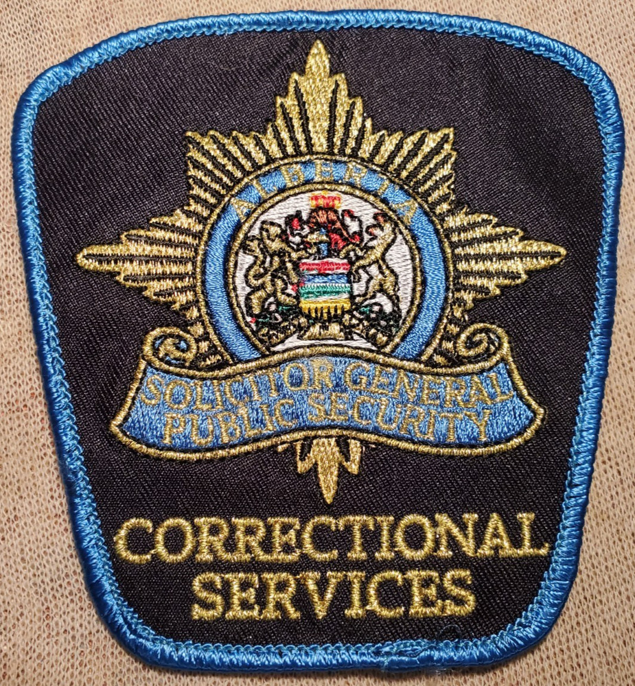 Ca Alberta Canada Correctional Services Shoulder Patch