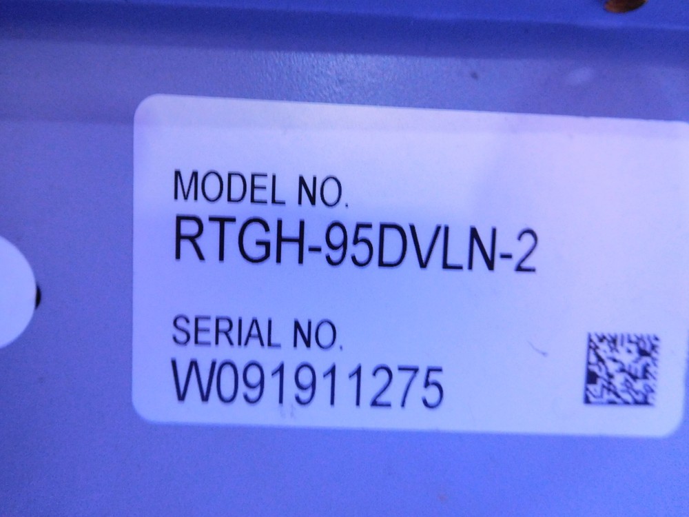 RHEEM TANKLESS WATER HEATER RTGH-95DLVN-2 BTU/HR 11,000/199,900 120V 228 GALLONS