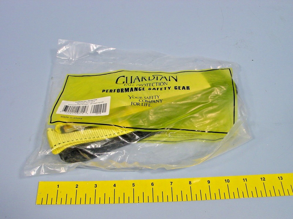 *Guardian 10715 Fall Protection 4' Concrete Strap w/ Sheath-Web Loop/D-Ring End