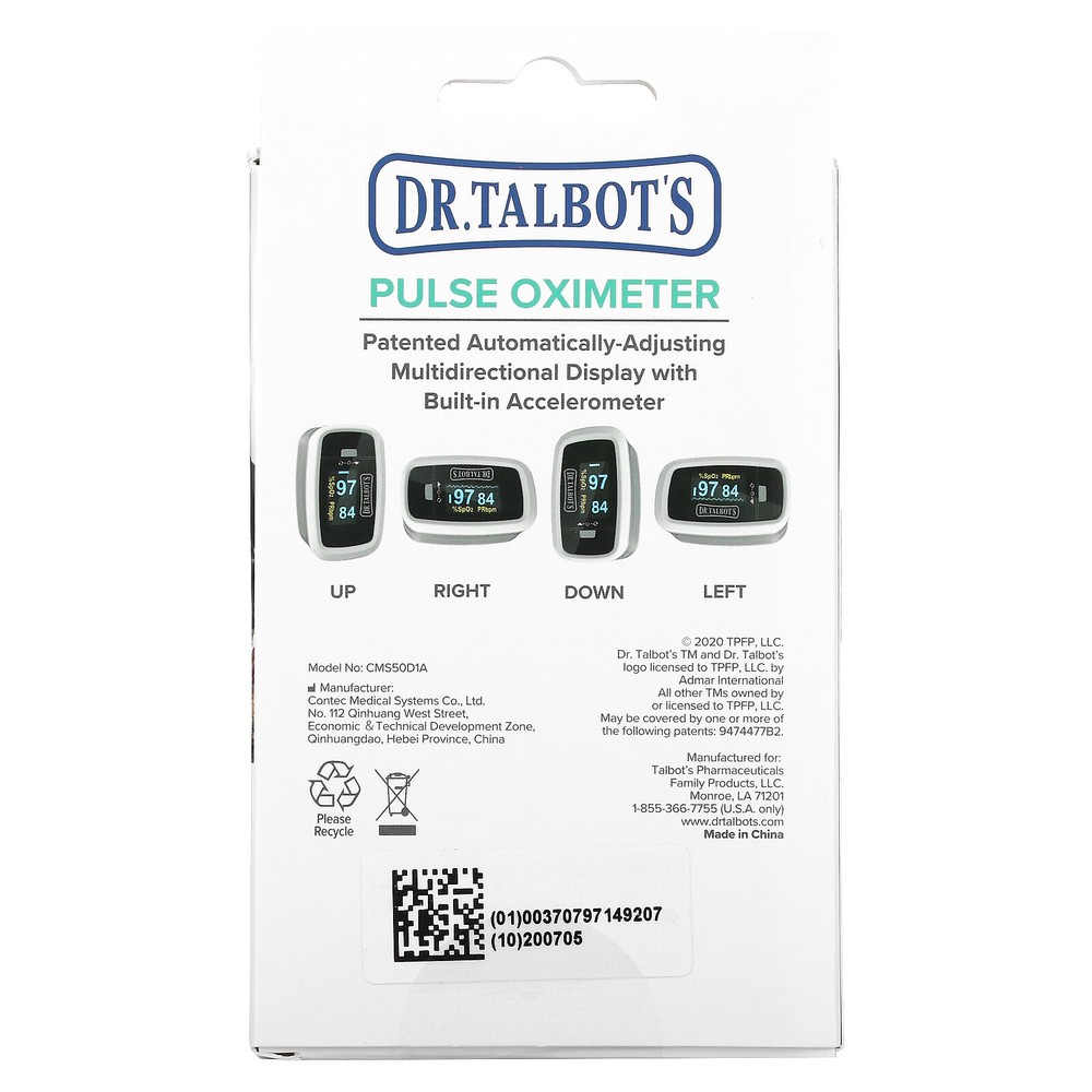 Pulse Oximeter, Black, 1 Pulse Oximeter