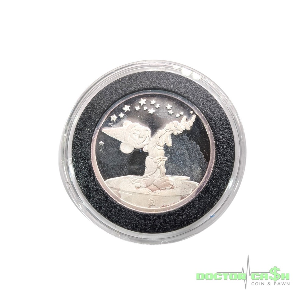 1988 The Sorcerer Apprentice 1/4 Silver Commemorative