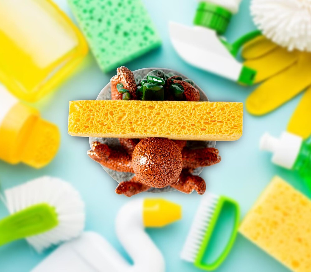 Octopus Sponge Holder For Kitchen Sink Sponge Holder Cute Kitchen Sponge Hold...