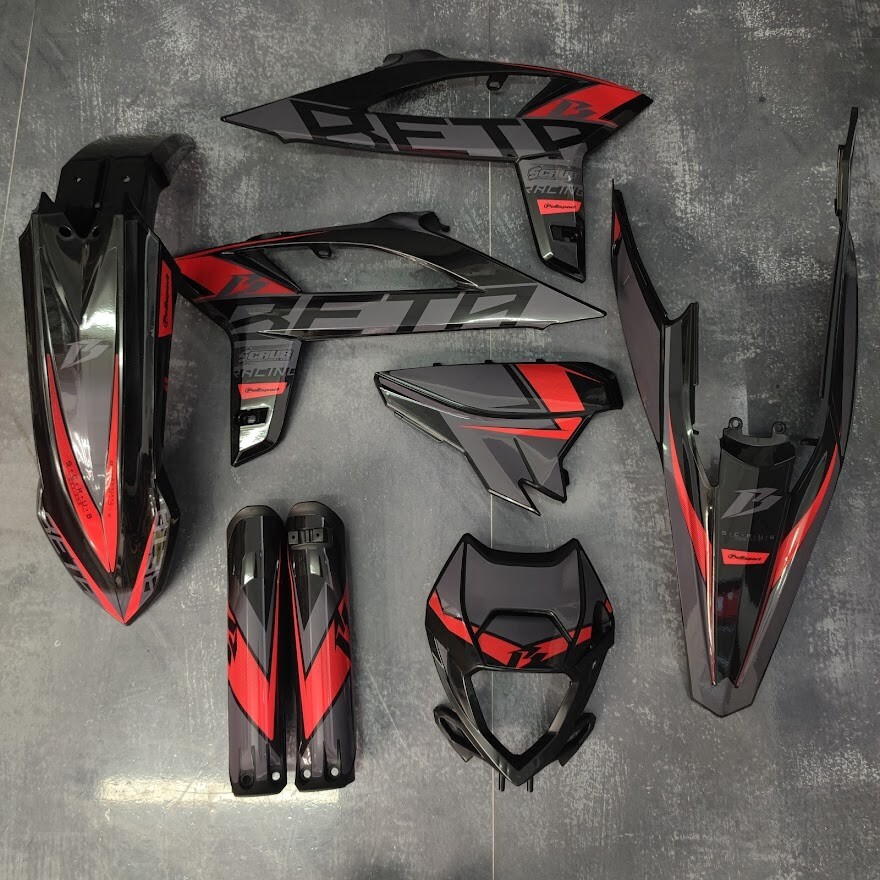 Plastics + Graphics applied Beta RR 2020 2021 2022 decals stickers