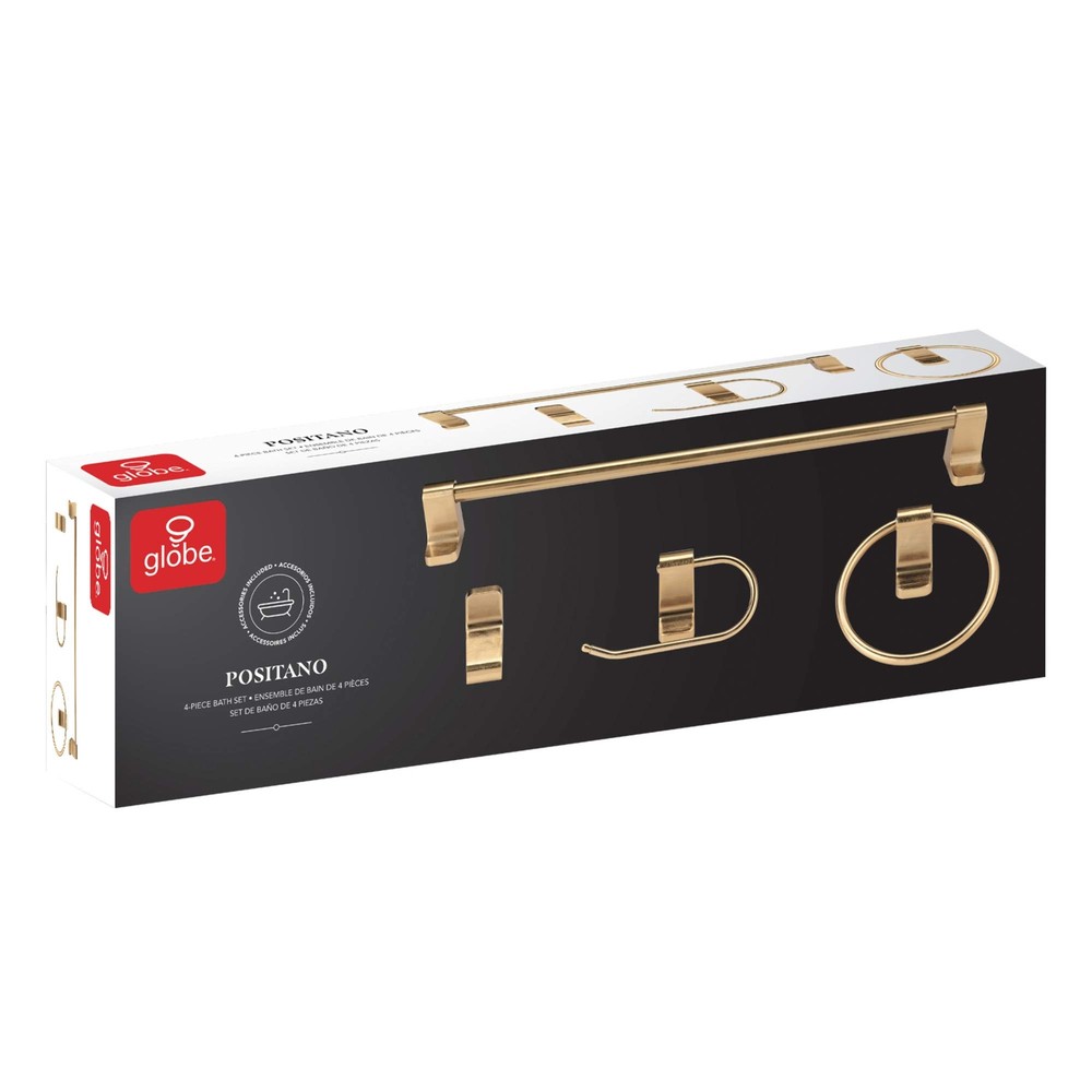 Globe Electric 51695 Positano Bath Set, Brass