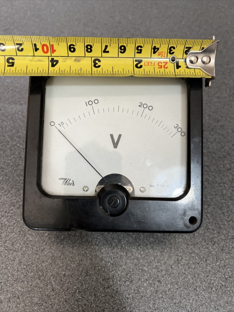 Weir Volt Meter No. J11078