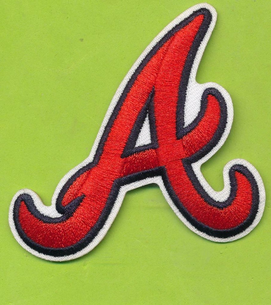 Embroidered Iron On Patch ~ Atlanta Braves
