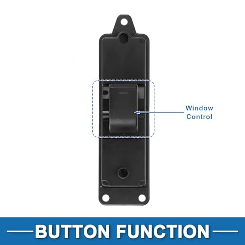 Power Window Switch Rear Left Driver Side Window Control Switch for Mazda