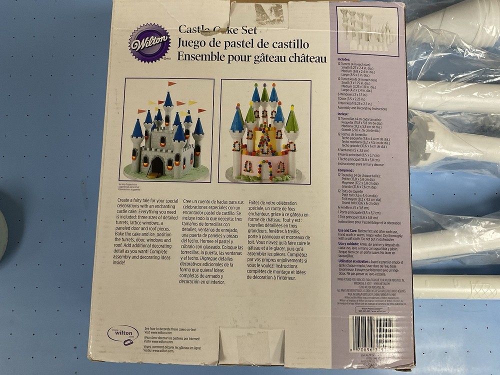 Wilton Castle Cake Set Incomplete Set