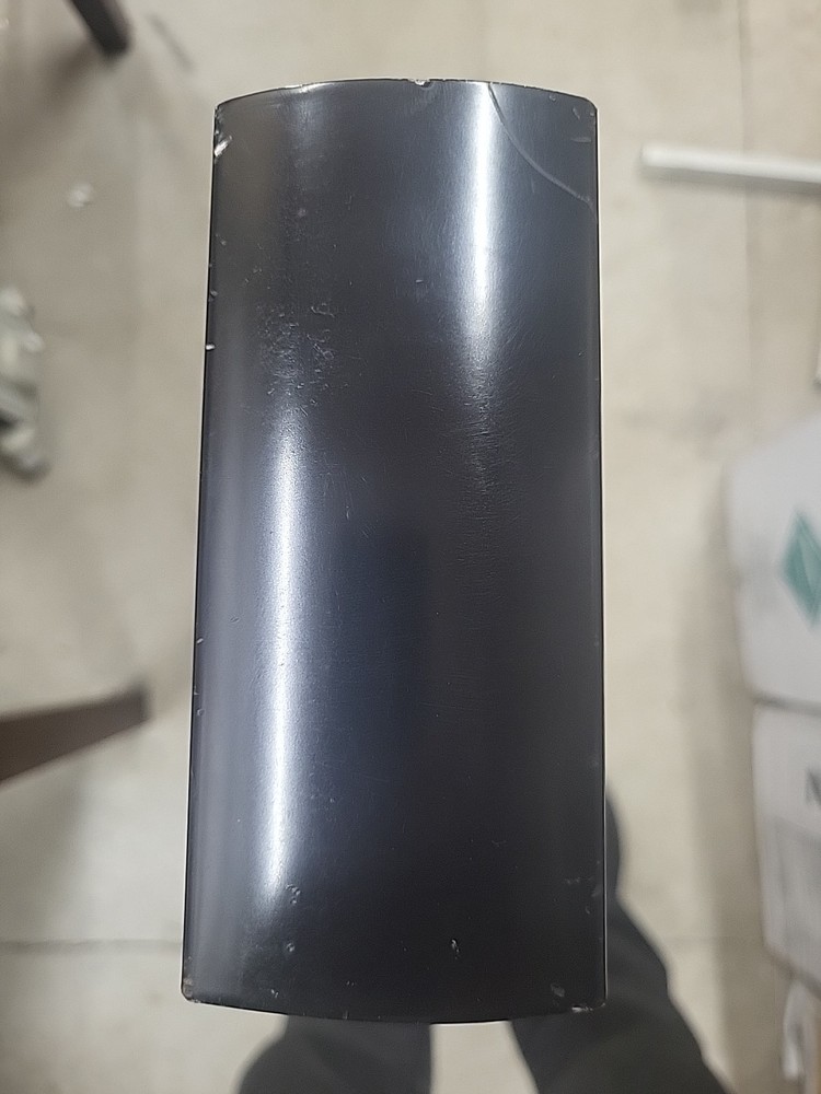 Peak 50011 Deck Railing Mid Post Aluminum Gloss Black 2" x 42"