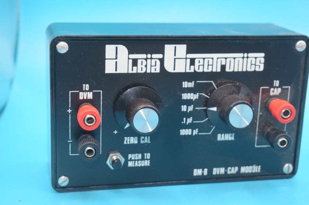 Albia Electronics DM8 DVM-CAP Module Capacitor Measurement Box