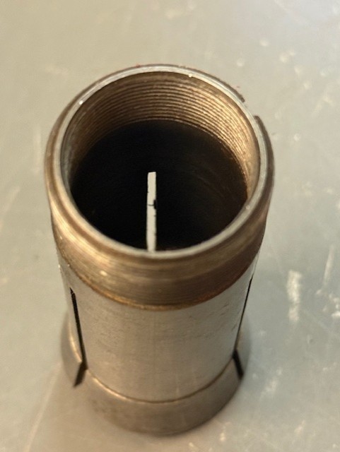 7/32" Round 5C Collet w/Internal Threads