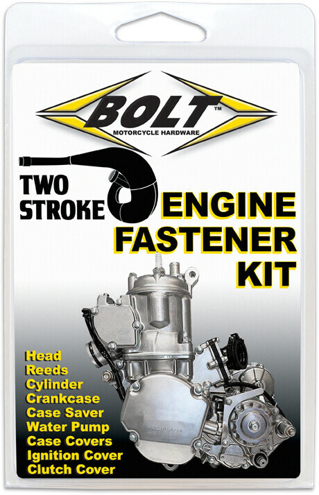 Bolt 2-Stroke Engine Fastener Kit / Set Suzuki 2001-2008 RM250 Hardware Nuts