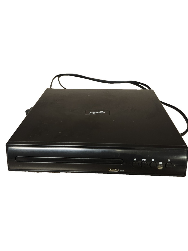 SUPERSONIC SC-25 Standard-Definition DVD Player with USB Inputs