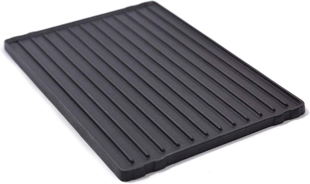 13" x 9.25" Multi-Functional Cast Iron Griddle, Matte Porcelain Coated & Durable