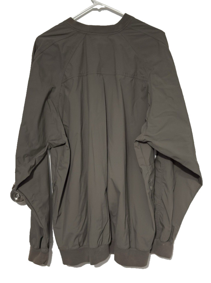 Nike 1/2 Snap Pullover Jacket XLarge Dark Khaki Green