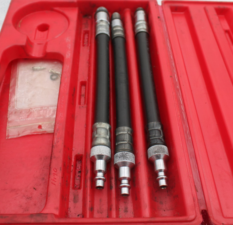 Snap On Tools Compression Gauge Set MT308KB with 3 Hoses *Used