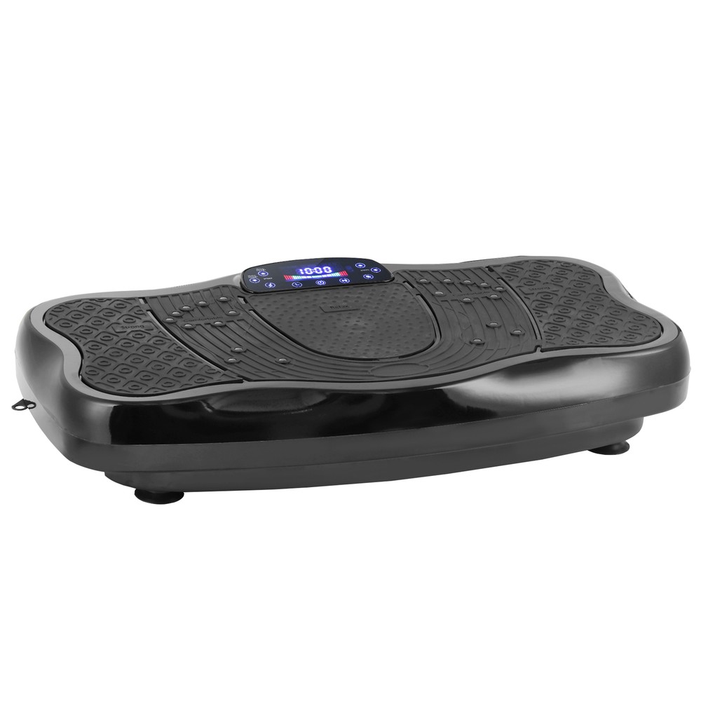 Vibration Plate Exercise Machine with Remote Control Whole Body Workout Black