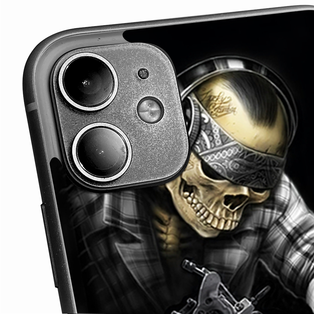 Skins Decal Wrap for Apple iPhone 11 - Skeleton tattooer