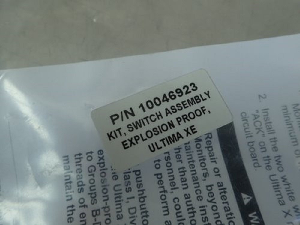 MSA 10046923 KIT SWITCH ASSEMBLY, EXPLOSION PROOF (NEW IN PACKAGE)