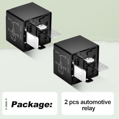 2 Pcs Automotive Multi Function Relay Compatible with V.w Audi 373 Replace