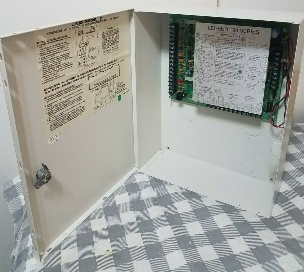 Fire Burglary Instruments Legend 100 Model 7100 Control Box Pre-Owned