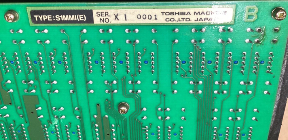 TOSHIBA V1P2A Operator Control Panel Injectvisor SI S1MMI(E) #100B87PR3