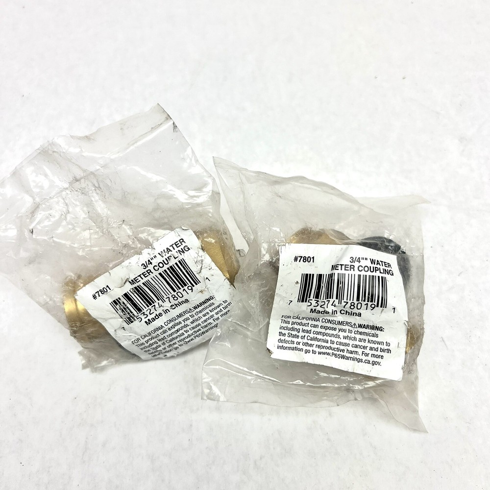 3/4" WATER METER COUPLING 7801