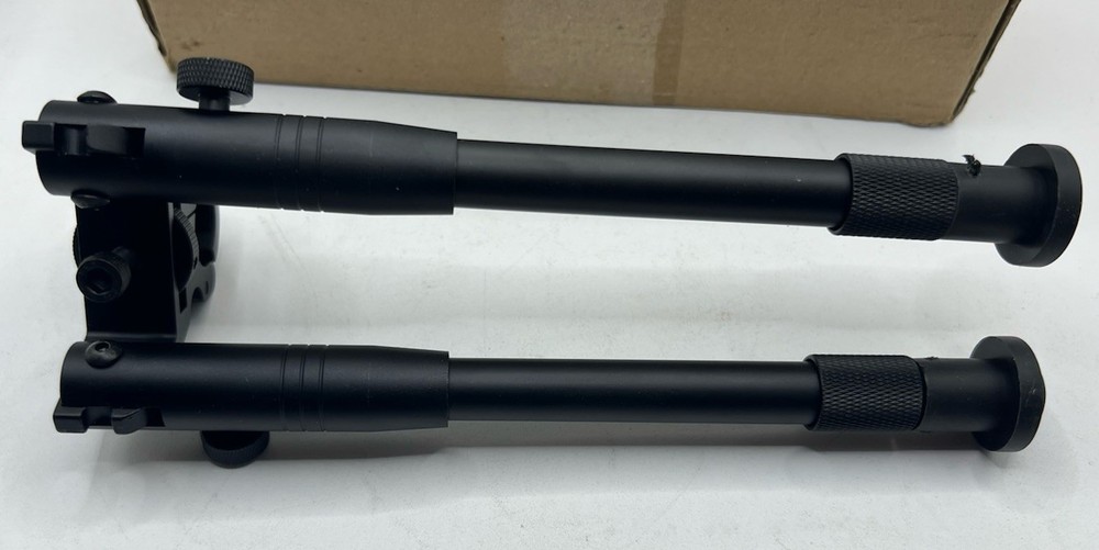 BESTSIGHT Clamp-on 6-9” Bipod for Rifles Round Mount Quick Release Foldable