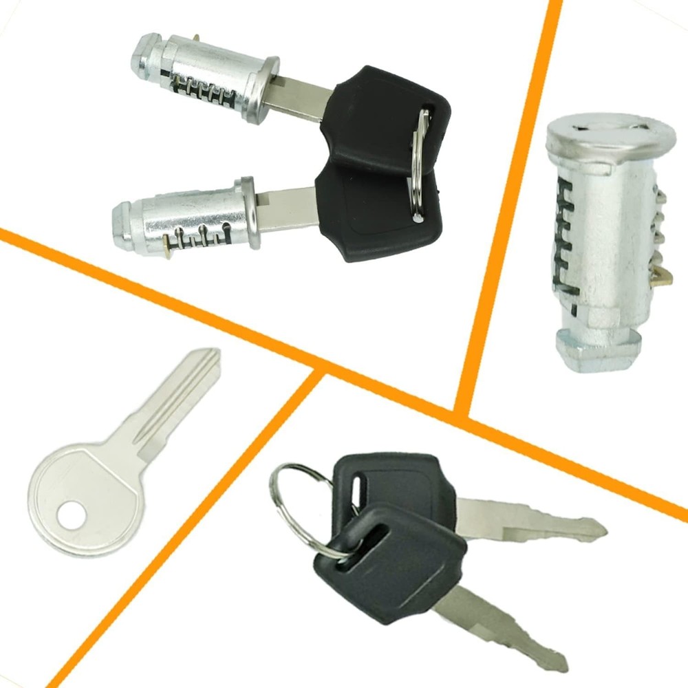 For Thule Lock Cores 4 Pack, for Thule Key Replacement, Key Cylinder for Thule B