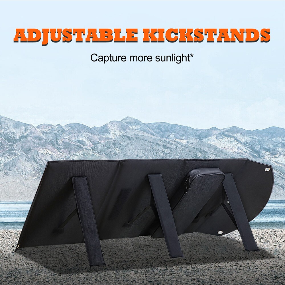 110W Portable Solar Panel Waterproof IP65 Foldable Solar Panel Kit for Outdoor