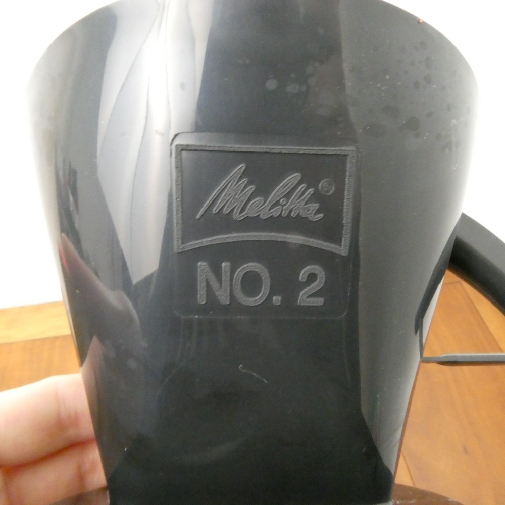 Melitta No. 2 Pour Over Coffee Maker Single Cup Black Mug