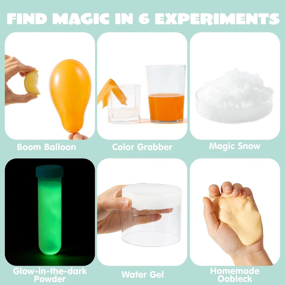 6 Prefilled Easter Eggs with Science Toys - Fun Educational STEM Activity